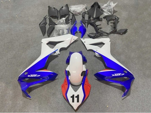 Purchase 2021-2023 White Blue Red 11 Honda CBR650R Motorcycle Fairings UK