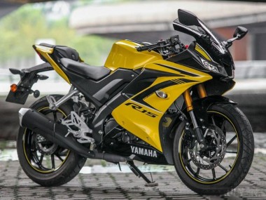 Purchase 2018-2024 Yellow Black Yamaha YZF R15 Motorcycle Fairings UK