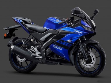 Purchase 2018-2024 Blue Black White Yamaha YZF R15 Motorcycle Fairings UK