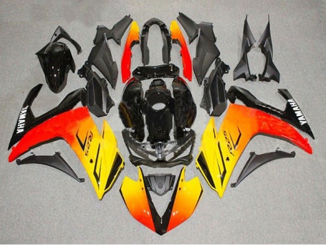 Purchase 2015-2018 Yellow Red Black Yamaha YZF R3/R25 Motorcycle Fairings UK