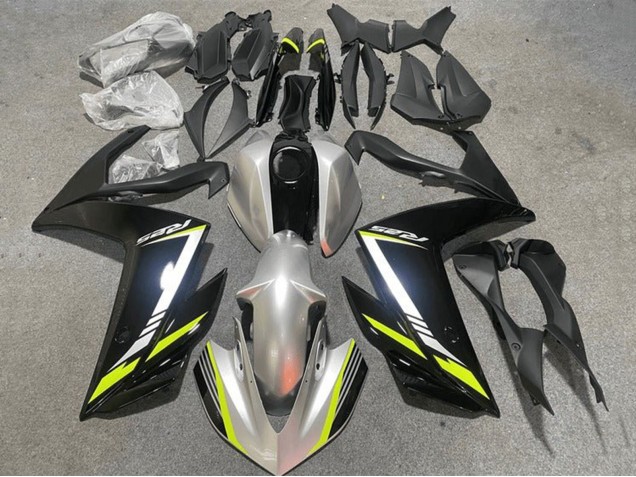 Purchase 2015-2018 Silver Yellow Black Yamaha YZF R3/R25 Motorcycle Fairings UK
