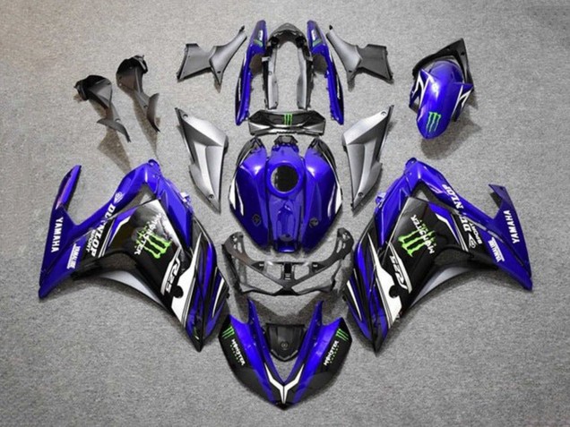 Purchase 2015-2018 Blue Black Monster Yamaha YZF R3/R25 Motorcycle Fairings UK Purchase 2015-2018 Blue Black Monster Yamaha YZF R3/R25 Motorcycle Fairings UK