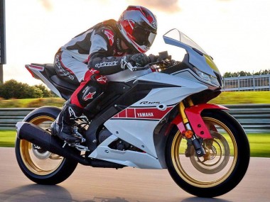 Purchase 2019-2024 White Red Yellow Yamaha YZF R125 Motorcycle Fairings UK