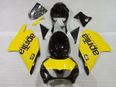 Purchase 1999-2004 Yellow Black Aprilia RS250 Motorcycle Fairings UK