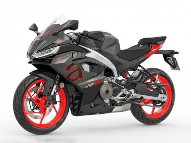 Purchase 2024-2025 Matte Black Grey Red Aprilia RS457 Motorcycle Fairings UK