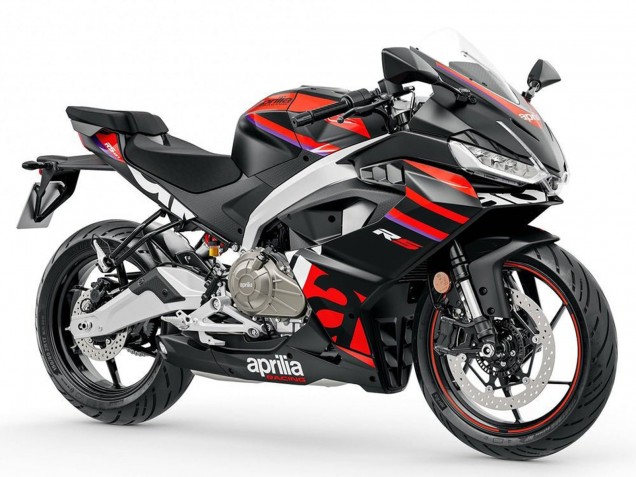 Purchase 2024-2025 Matte Black Red Aprilia RS457 Motorcycle Fairings UK Purchase 2024-2025 Matte Black Red Aprilia RS457 Motorcycle Fairings UK