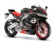 Purchase 2020-2024 Matte Black Silver Red Aprilia RS660 Motorcycle Fairings UK