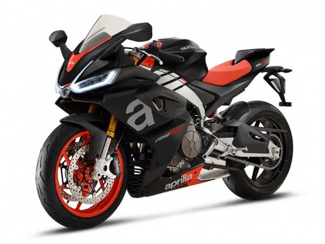 Purchase 2020-2024 Matte Black Silver Red Aprilia RS660 Motorcycle Fairings UK