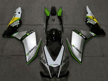 Purchase 2009-2015 Silver Black Green Yellow Aprilia RSV4 1000 Motorcycle Fairings UK