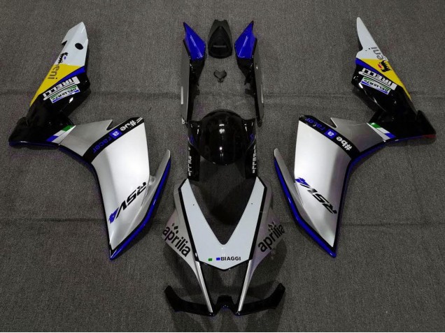 Purchase 2009-2015 Silver Black Blue Yellow Aprilia RSV4 1000 Motorcycle Fairings UK