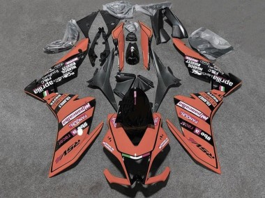 Purchase 2009-2015 Orange Black Aprilia RSV4 1000 Motorcycle Fairings UK