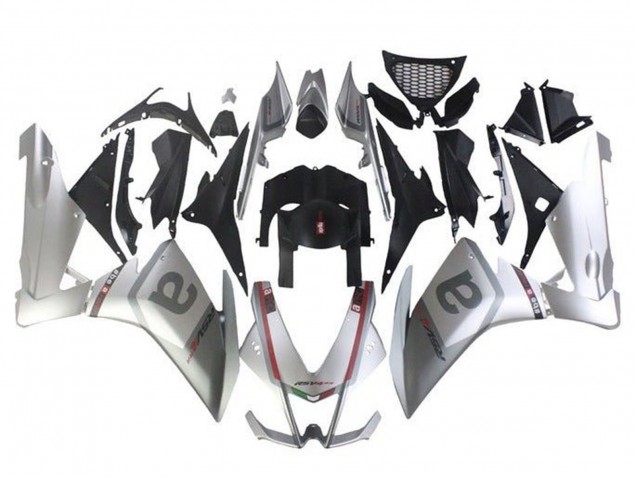 Purchase 2009-2015 Silver Grey Black Red Aprilia RSV4 1000 Motorcycle Fairings UK