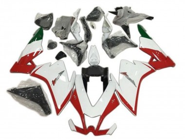 Purchase 2009-2015 Red White Green Aprilia RSV4 1000 Motorcycle Fairings UK