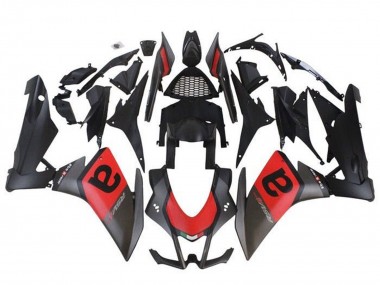 Purchase 2009-2015 Matte Black Red Aprilia RSV4 1000 Motorcycle Fairings UK