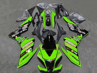 Purchase 2009-2015 Green Black Aprilia RSV4 1000 Motorcycle Fairings UK
