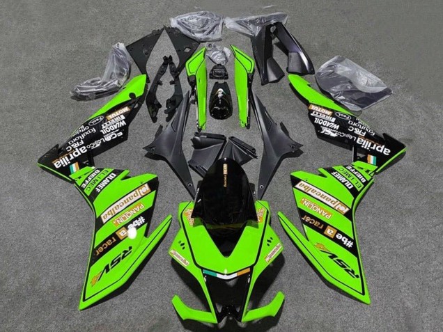 Purchase 2009-2015 Green Black Aprilia RSV4 1000 Motorcycle Fairings UK