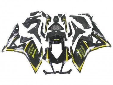 Purchase 2009-2015 Black Yellow Aprilia RSV4 1000 Motorcycle Fairings UK