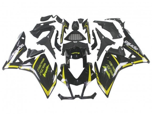 Purchase 2009-2015 Black Yellow Aprilia RSV4 1000 Motorcycle Fairings UK