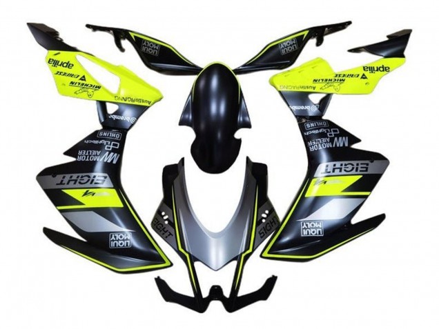 Purchase 2016-2020 Matte Black Grey Yellow Aprilia RSV4 1000 Motorcycle Fairings UK Purchase 2016-2020 Matte Black Grey Yellow Aprilia RSV4 1000 Motorcycle Fairings UK