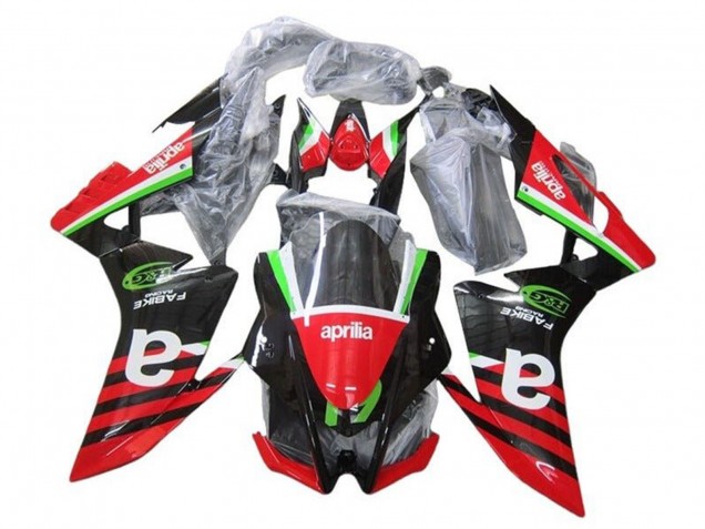 Purchase 2016-2020 Red Black Green Stripe Aprilia RSV4 1000 Motorcycle Fairings UK