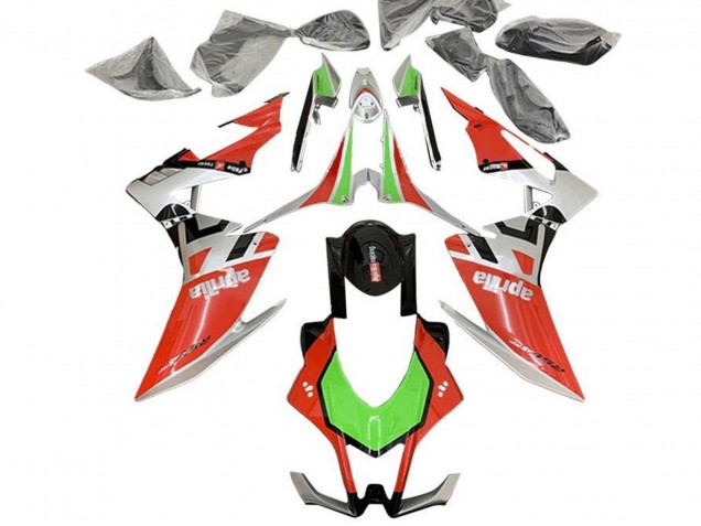 Purchase 2016-2020 Red Silver Green Aprilia RSV4 1000 Motorcycle Fairings UK Purchase 2016-2020 Red Silver Green Aprilia RSV4 1000 Motorcycle Fairings UK