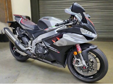 Purchase 2021-2024 Glossy Silver Matte Black Aprilia RSV4 1100 Motorcycle Fairings UK
