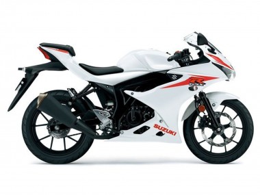 Purchase 2017-2025 White Red Suzuki GSXR125 Motorcycle Fairings UK