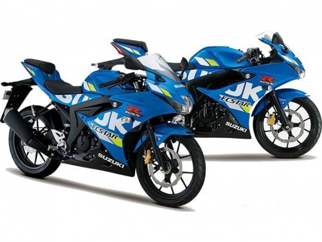 Purchase 2017-2025 Blue Ecstar Suzuki GSXR125 Motorcycle Fairings UK Purchase 2017-2025 Blue Ecstar Suzuki GSXR125 Motorcycle Fairings UK