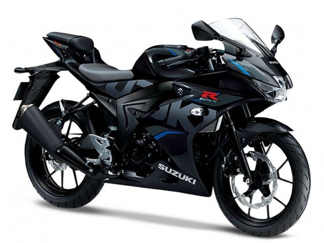 Purchase 2017-2025 Black Blue Suzuki GSXR125 Motorcycle Fairings UK Purchase 2017-2025 Black Blue Suzuki GSXR125 Motorcycle Fairings UK