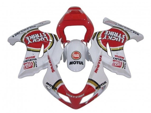 Purchase 2003-2013 White Red Lucky Strike Suzuki SV650 Motorcycle Fairings UK Purchase 2003-2013 White Red Lucky Strike Suzuki SV650 Motorcycle Fairings UK
