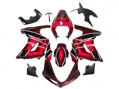 Purchase 2003-2013 Red Black White Stripe Suzuki SV650 Motorcycle Fairings UK