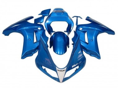 Purchase 2003-2013 Blue White Suzuki SV650 Motorcycle Fairings UK