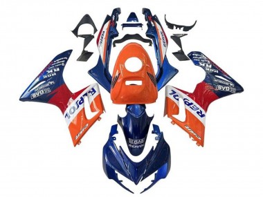 Purchase 2002-2006 Blue Orange Red Repsol Honda CBR125R Motorcycle Fairings UK