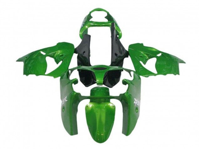 Purchase 2000-2001 Green Black Kawasaki ZX9R Motorcycle Fairings UK