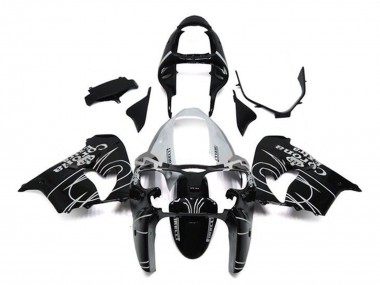 Purchase 2002-2003 Glossy Black White Corona Extra Kawasaki ZX9R Motorcycle Fairings UK
