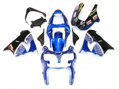 Purchase 2002-2003 Blue White Black Kawasaki ZX9R Motorcycle Fairing UK