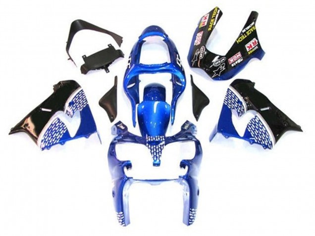 Purchase 2002-2003 Blue White Black Kawasaki ZX9R Motorcycle Fairing UK