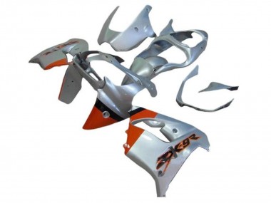 Purchase 2002-2003 Silver Orange Black Kawasaki ZX9R Motorcycle Fairings UK