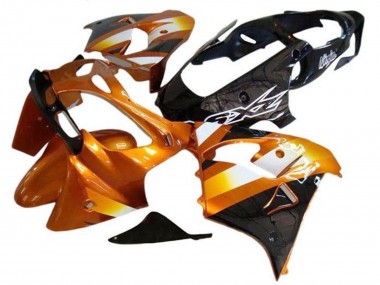 Purchase 2002-2003 Orange Black White Kawasaki ZX9R Motorcycle Fairings UK