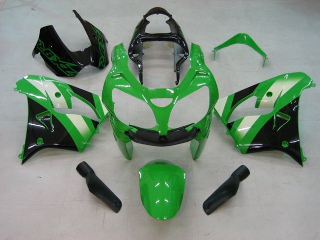 Purchase 2002-2003 Green White Black Kawasaki ZX9R Motorcycle Fairing UK