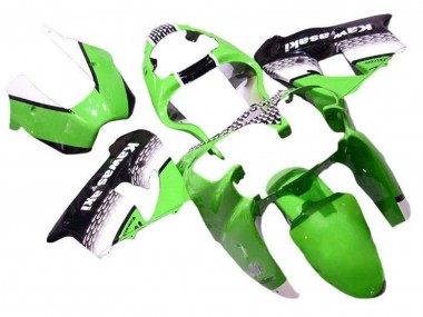 Purchase 2002-2003 Green White Black Kawasaki ZX9R Motorcycle Fairings UK