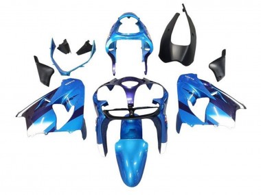 Purchase 2002-2003 Blue White Black Kawasaki ZX9R Motorcycle Fairings UK