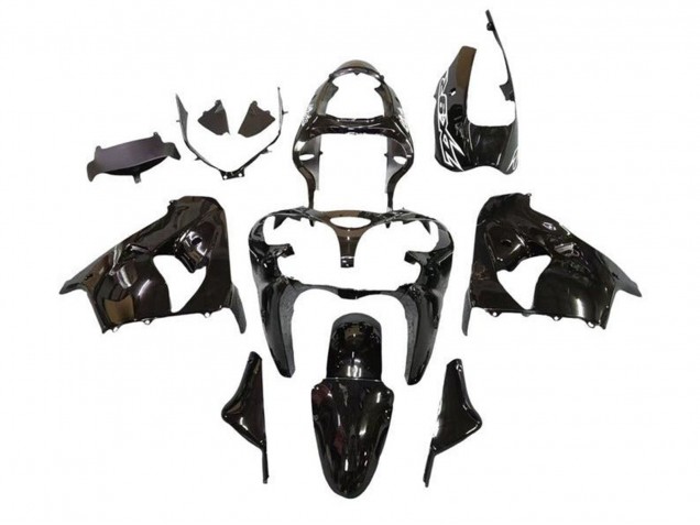 Purchase 2002-2003 Black White Kawasaki ZX9R Motorcycle Fairings UK