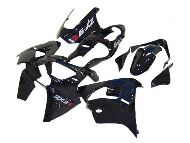 Purchase 2002-2003 Glossy Black Kawasaki ZX9R Motorcycle Fairings UK