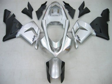 Purchase 2004-2005 Glossy Silver Matte Black Kawasaki ZX10R Motorcycle Fairings UK