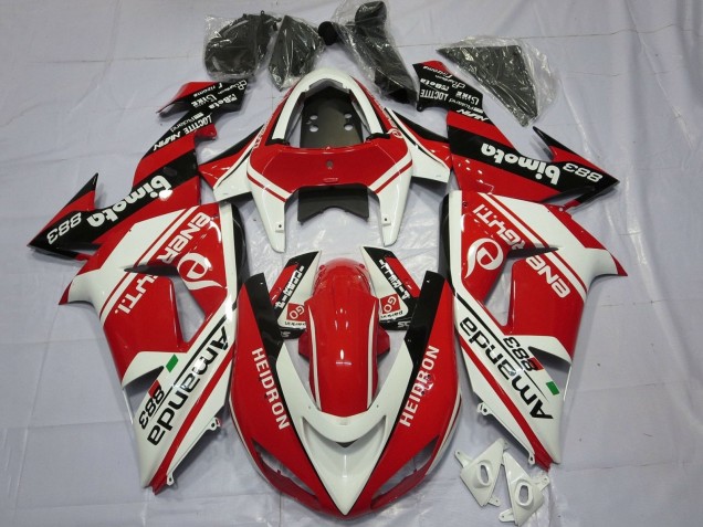 Purchase 2006-2007 White Red Black Amauda 883 Heidron Kawasaki ZX10R Motorcycle Fairings UK