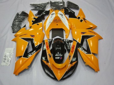 Purchase 2006-2007 Orange White Black Racing Elf Kawasaki ZX10R Motorcycle Fairings UK