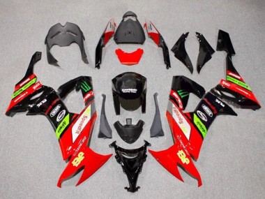 Purchase 2008-2010 Red Green Black Yellow Kawasaki ZX10R Motorcycle Fairings UK