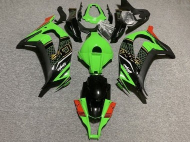 Purchase 2011-2015 Green Black Red Honeycomb Kawasaki ZX10R Motorcycle Fairings UK