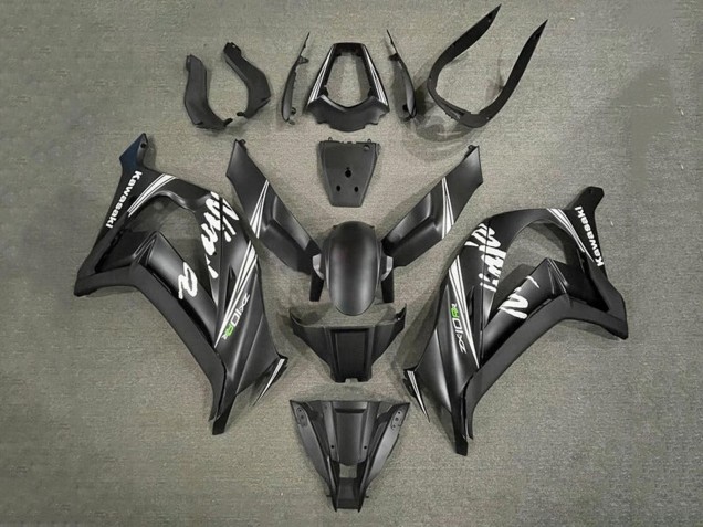 Purchase 2011-2015 Matte Black White Kawasaki ZX10R Motorcycle Fairings UK